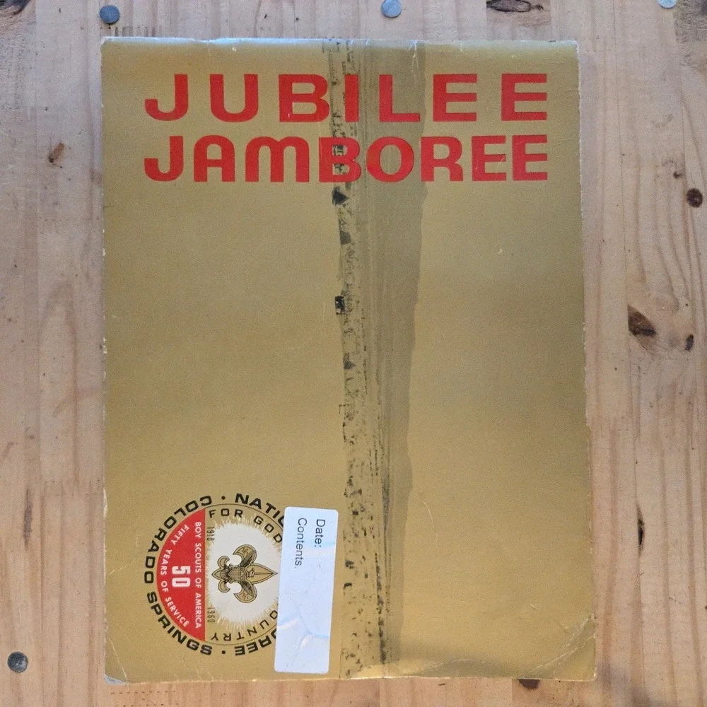 VTG 1960 BSA Jamboree Book Boy Scouts Of America Jubilee 50th Aniv. Colorado USA